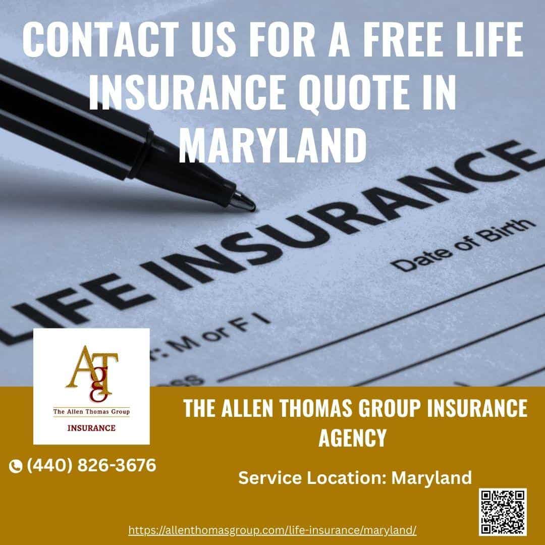Contact us for a Free Life Insurance Quote in Maryland
