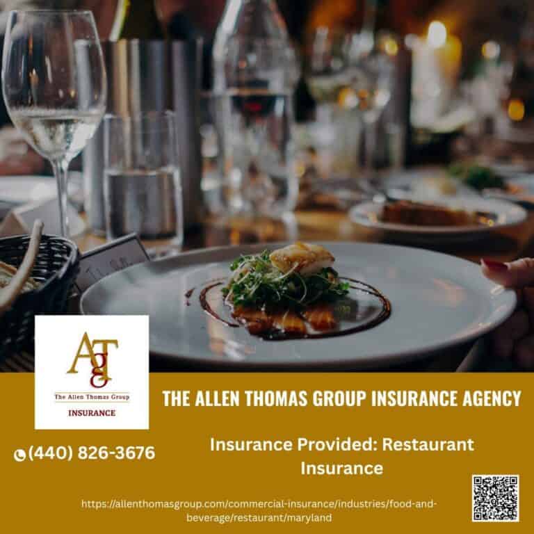 Restaurant Insurance Coverage in Maryland