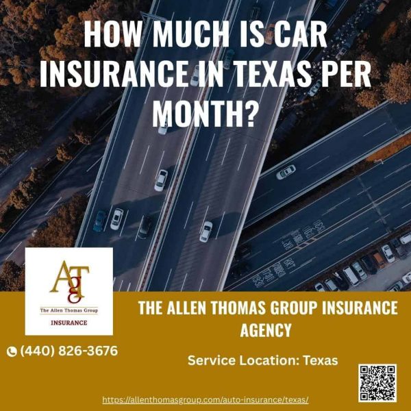 How Much is Car Insurance in Texas Per Month
